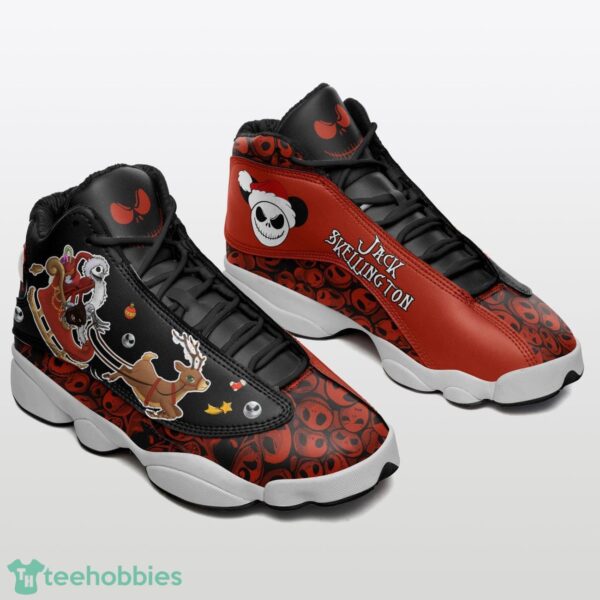 Jack Skellington Xmas Sports Air Jordan 13 Sneakers Product Photo 1