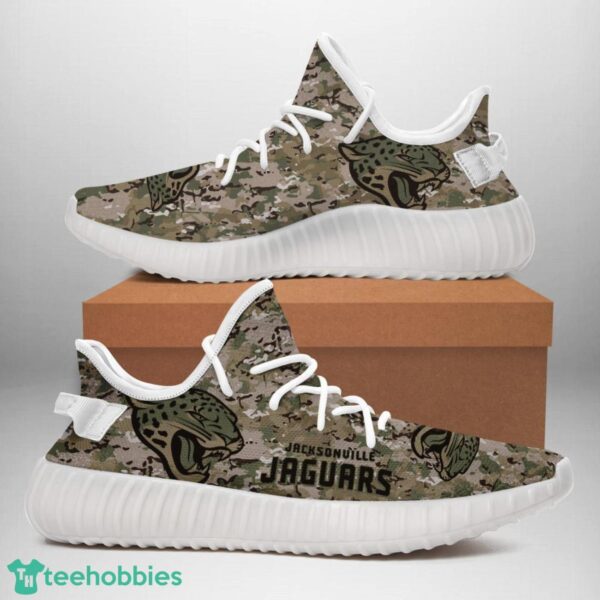 Jacksonville Jaguars U.S. Military Camouflage Shoes Yeezy Sneakers For Men And Women Product Photo 2