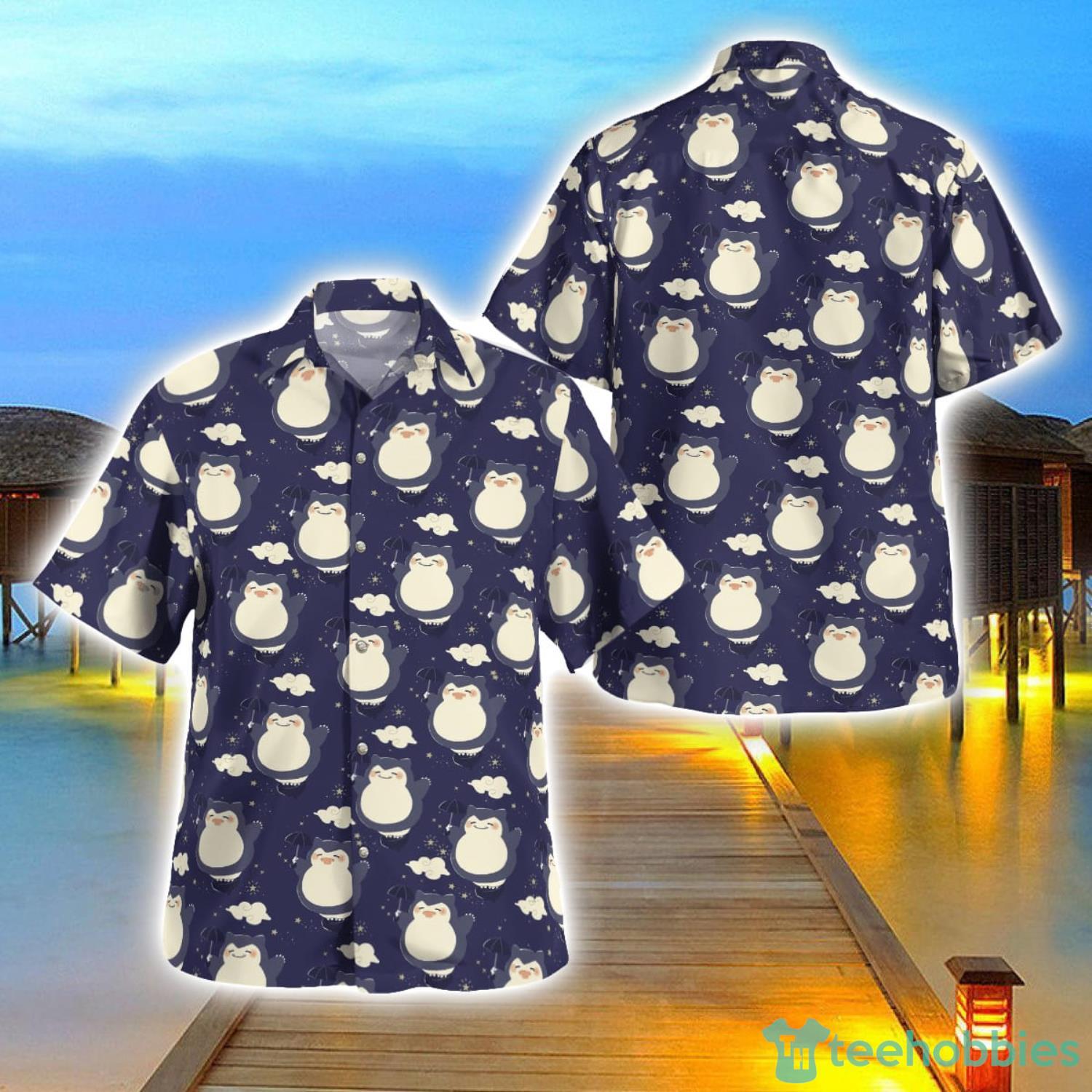 Kabigon Cloud Hawaiian Shirt 3D Printing Beach Shirt For Men And Women image Kabigon Cloud Hawaiian Shirt 3D Printing Beach Shirt For Men And Women Product Photo 1