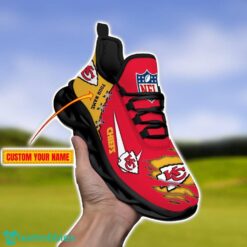 Kansas City Chiefs Personalized Name NFL Limited Max Soul Shoes Product Photo 2