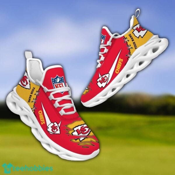 Kansas City Chiefs Personalized Name NFL Limited Max Soul Shoes Product Photo 3
