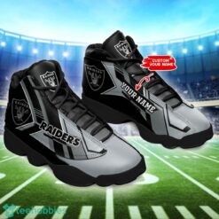 Las Vegas Raiders Custom Name Air Jordan 13 Sneakers Shoes Trending Gift Product Photo 1