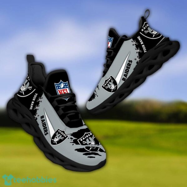 Las Vegas Raiders Personalized Name NFL Limited Max Soul Shoes Product Photo 4