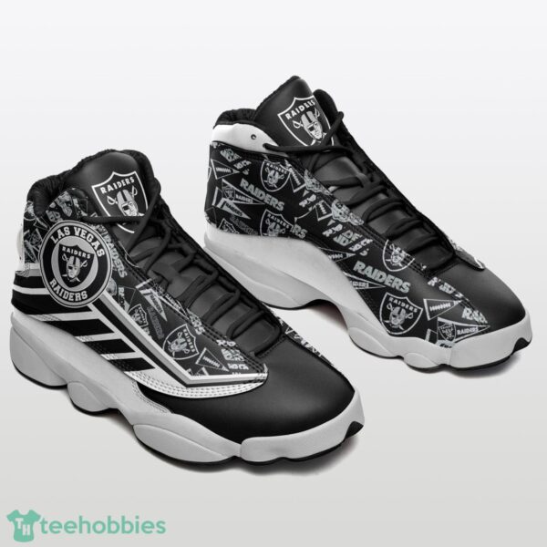 Las Vegas Raiders Sports Air Jordan 13 Sneakers Product Photo 1