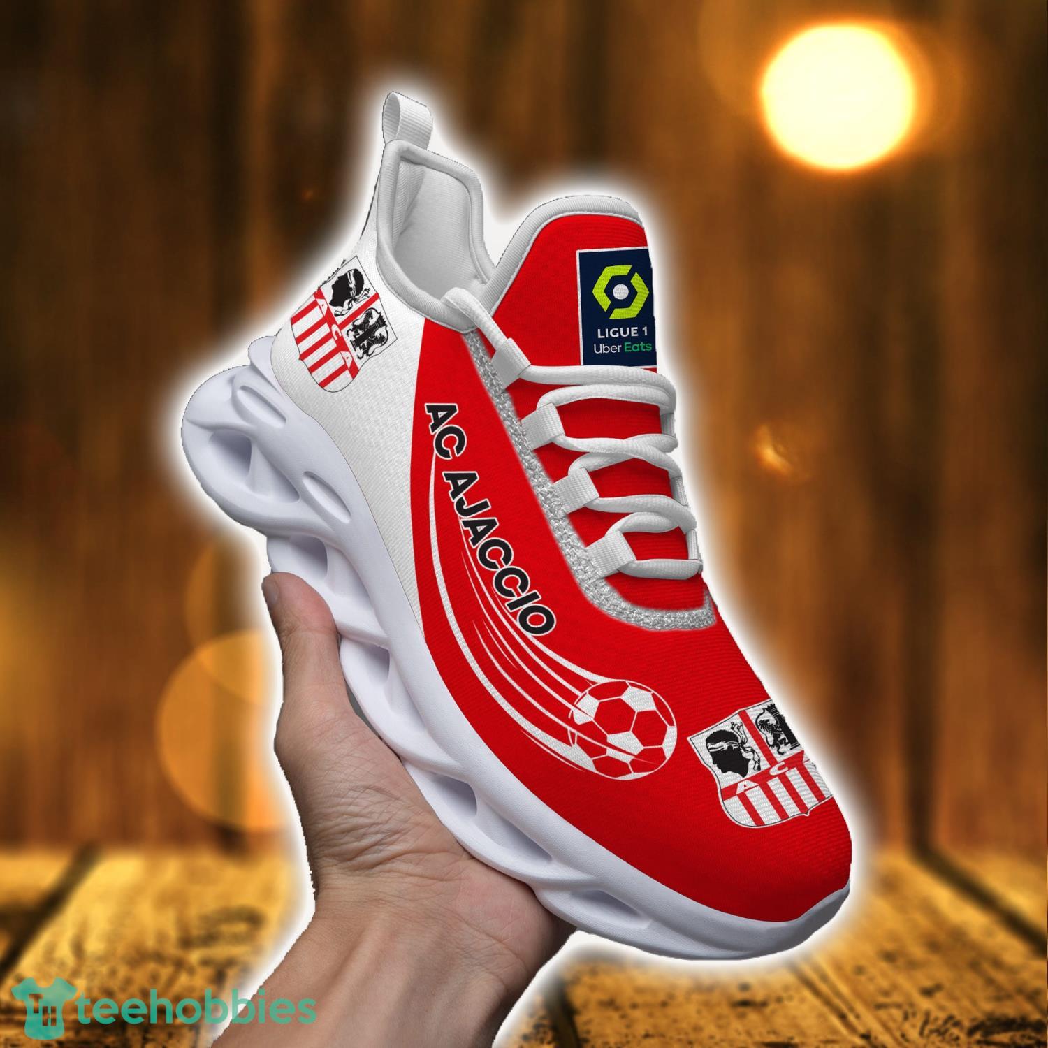 Ligue 1 AC Ajaccio Max Soul Shoes Clunky Sneakers Sport Shoes For Men Women Product Photo 1