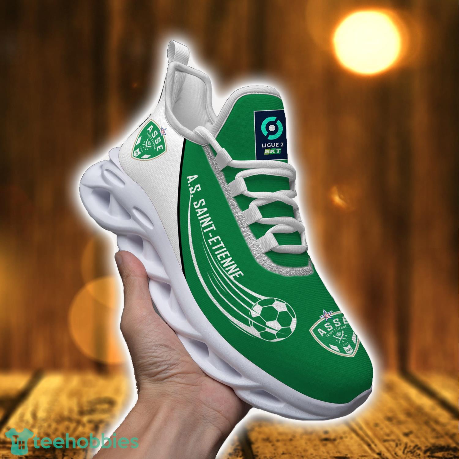 Ligue 1 AS Saint-Etienne Max Soul Shoes Clunky Sneakers Sport Shoes For Men Women Product Photo 1