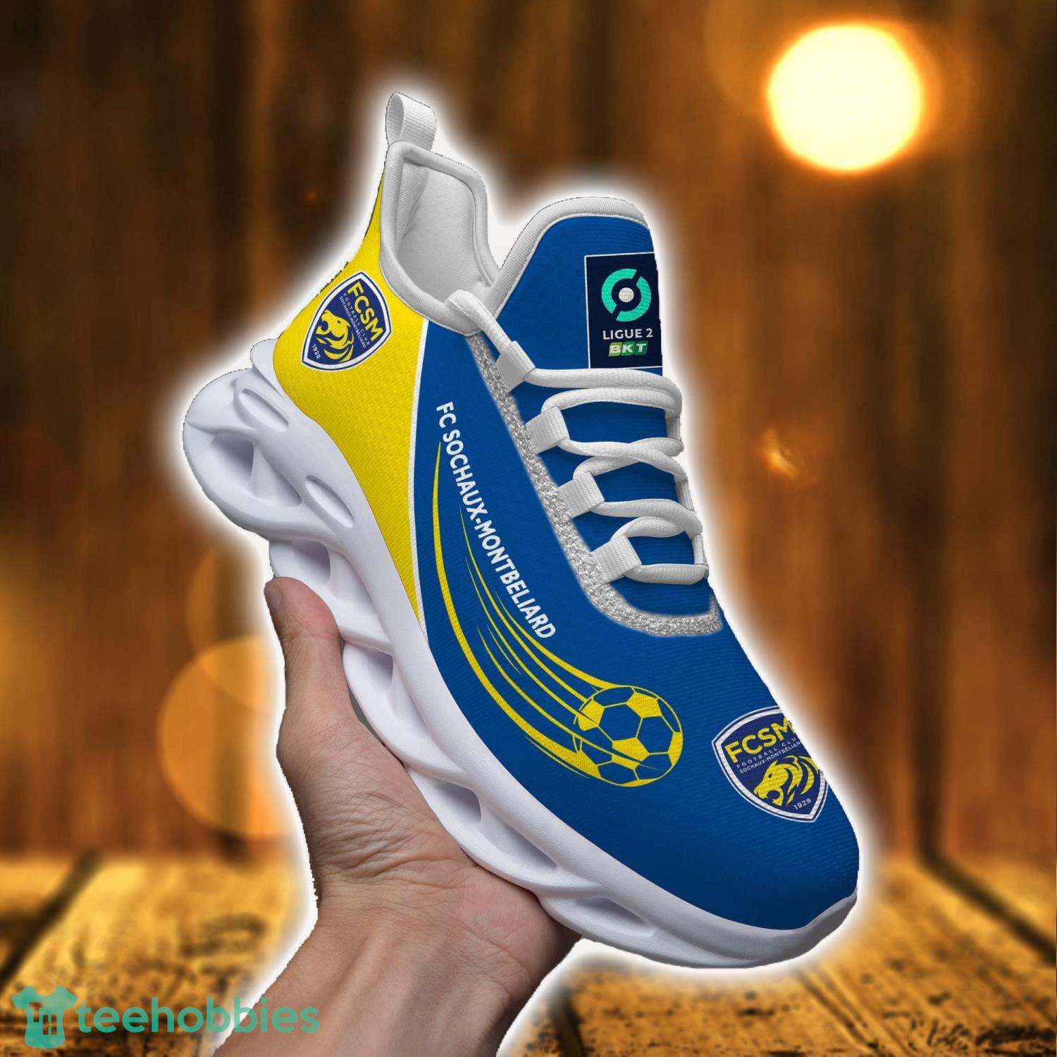 Ligue 1 FC Sochaux-Montbeliard Max Soul Shoes Clunky Sneakers Sport Shoes For Men Women Product Photo 1
