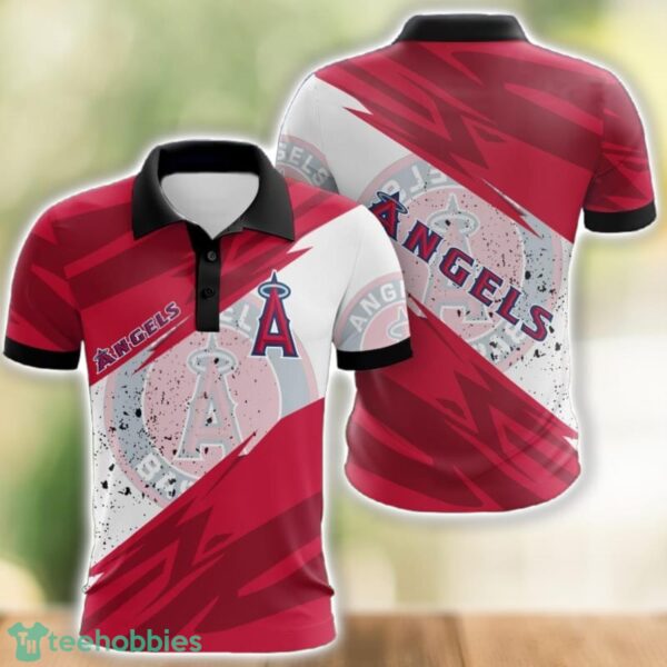 Los Angeles Angels All Over Print 3D Polo Shirt Golf Lover Gift Product Photo 1