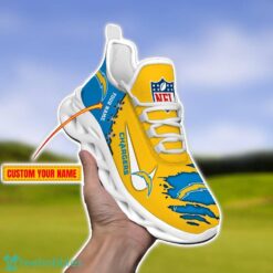 Los Angeles Chargers Personalized Name NFL Limited Max Soul Shoes Product Photo 1