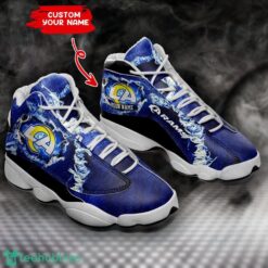 Los Angeles Rams Custom Name Air Jordan 13 Sneakers Shoes Trending Gift Product Photo 1