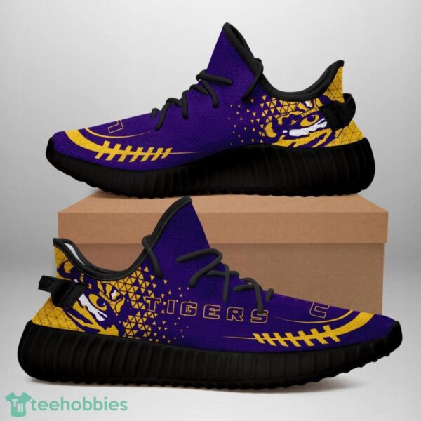 LSU Tigers Yeezy Sneakers For Men And Women Product Photo 2