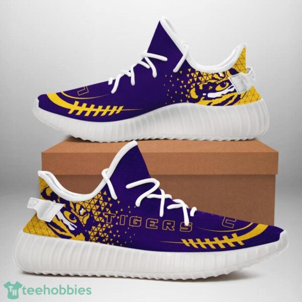 LSU Tigers Yeezy Sneakers For Men And Women Product Photo 1