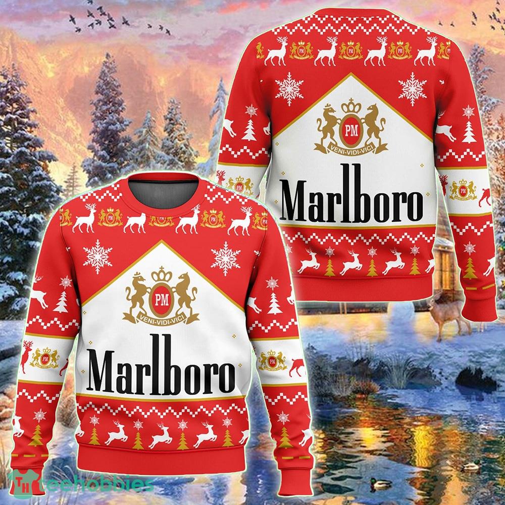 Marlboro Ugly Christmas Sweater 2024 Gift Holidays For Men And Women