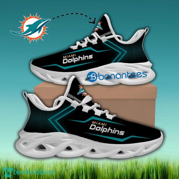 Miami Dolphins Running Sneaker Imprint Gift Max Soul Shoes New For Fans - NFL Miami Dolphins Max Soul Sneakers Style 1