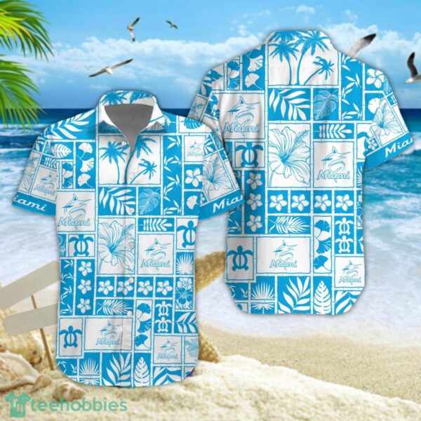 Miami Marlins Beach Hawaiian Shirt For Fans Product Photo 1