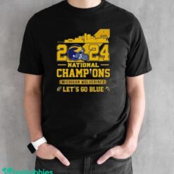 Michigan College Football National Champions 2024 Shirt - Black Unisex T-Shirt