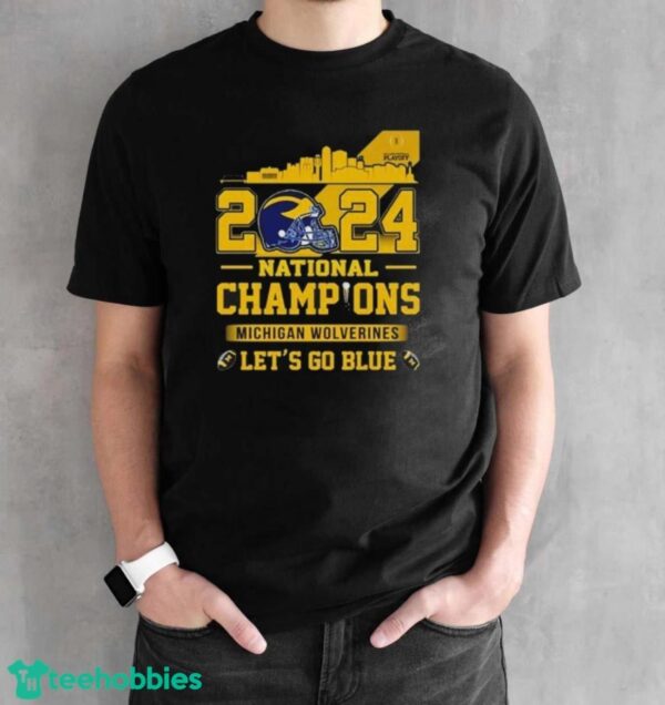 Michigan College Football National Champions 2024 Shirt - Black Unisex T-Shirt