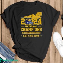 Michigan College Football National Champions 2024 Shirt - Black T-Shirt