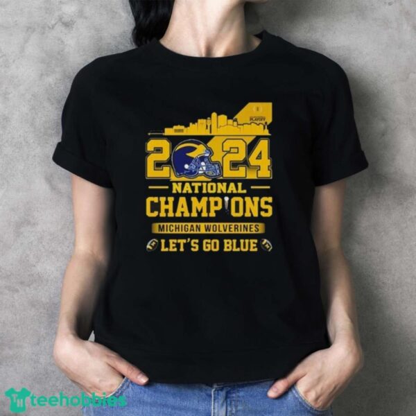 Michigan College Football National Champions 2024 Shirt - Ladies T-Shirt
