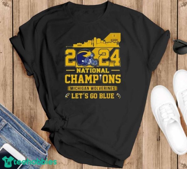 Michigan College Football National Champions 2024 Shirt - Black T-Shirt