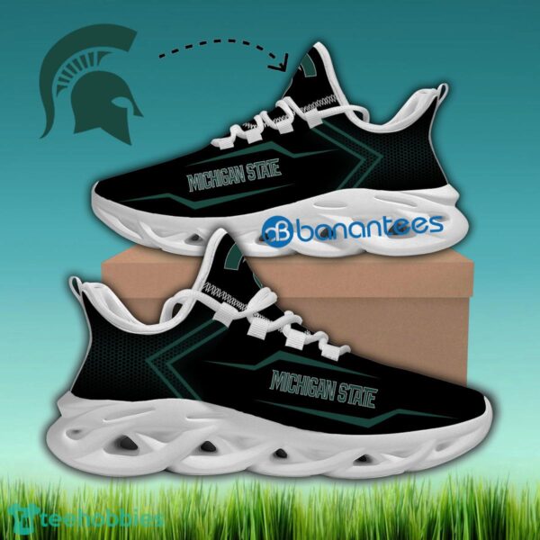 Michigan State Spartans Running Sneaker Comfort Gift Max Soul Shoes New For Fans - NCAA Michigan State Spartans Max Soul Sneakers Style 1