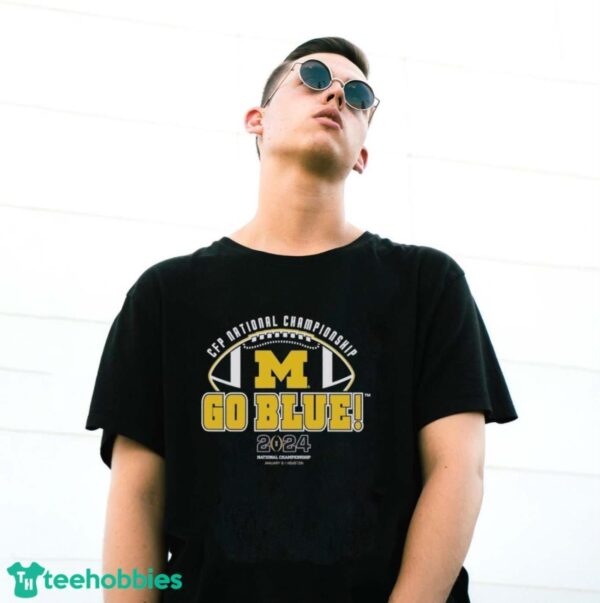 Michigan Wolverines College Football Playoff 2024 National Championship Game Michigan Team Slogan Shirt - G500 Gildan T-Shirt
