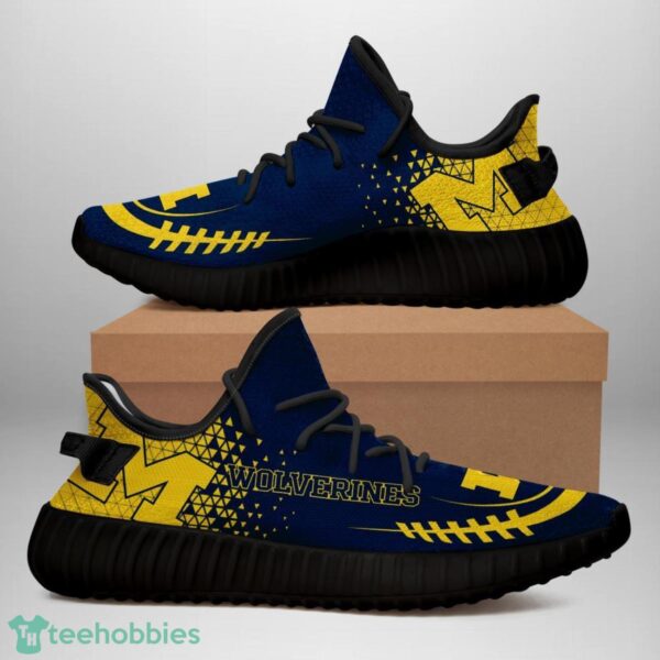 Michigan Wolverines Yeezy Sneakers For Men And Women Product Photo 2