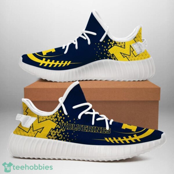 Michigan Wolverines Yeezy Sneakers For Men And Women Product Photo 1