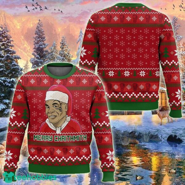 Mike Tyson Merry Chrithmith Ugly Christmas Sweater 2024 Gift Holidays For Men And Women - Mike Tyson Merry Chrithmith Ugly Christmas Sweater 2023 Gift Holidays For Men And Women