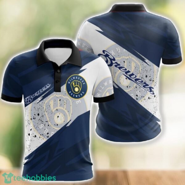 Milwaukee Brewers All Over Print 3D Polo Shirt Golf Lover Gift Product Photo 1