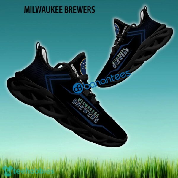 Milwaukee Brewers Chunky Sneaker Runners Gift Max Soul Shoes New For Fans - MLB Milwaukee Brewers Max Soul Sneakers Style 2