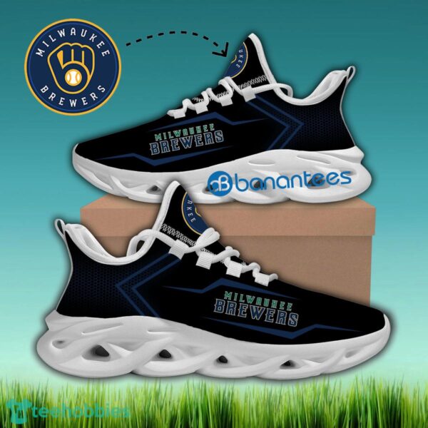 Milwaukee Brewers Chunky Sneaker Runners Gift Max Soul Shoes New For Fans - MLB Milwaukee Brewers Max Soul Sneakers Style 1