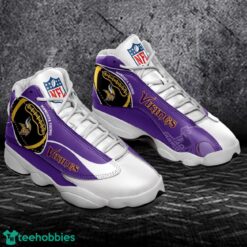 Minnesota Vikings Sports Air Jordan 13 Sneakers Product Photo 1