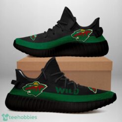 Minnesota Wild Yeezy Sneakers For Men And Women Sport Team Gift Product Photo 2