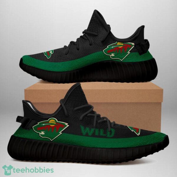 Minnesota Wild Yeezy Sneakers For Men And Women Sport Team Gift Product Photo 2