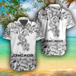 MLB Chicago White Sox Flower 3D Hawaiian Shirt For Fans Product Photo 1