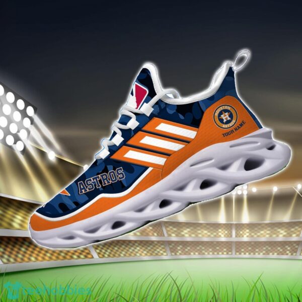 MLB Houston Astros Camo Pattern Personalized Name Max Soul Chunky Sneakers For Men Women Product Photo 3