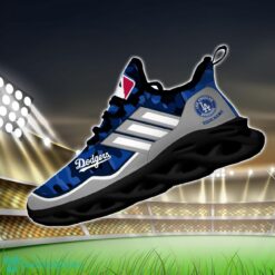 MLB Los Angeles Dodgers Camo Pattern Personalized Name Max Soul Chunky Sneakers For Men Women Product Photo 2