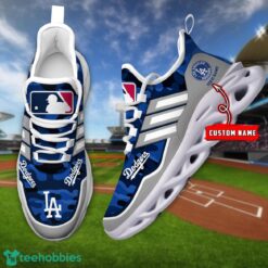 MLB Los Angeles Dodgers Camo Pattern Personalized Name Max Soul Chunky Sneakers For Men Women Product Photo 1
