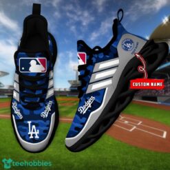 MLB Los Angeles Dodgers Camo Pattern Personalized Name Max Soul Chunky Sneakers For Men Women Product Photo 4