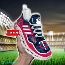 MLB Minnesota Twins Camo Pattern Personalized Name Max Soul Chunky Sneakers For Men Women Product Photo 6