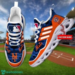 MLB New York Mets Camo Pattern Personalized Name Max Soul Chunky Sneakers For Men Women Product Photo 1