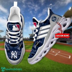 MLB New York Yankees Camo Pattern Personalized Name Max Soul Chunky Sneakers For Men Women Product Photo 1