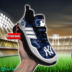 MLB New York Yankees Camo Pattern Personalized Name Max Soul Chunky Sneakers For Men Women Product Photo 5