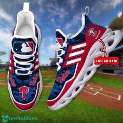 MLB Philadelphia Phillies Camo Pattern Personalized Name Max Soul Chunky Sneakers For Men Women Product Photo 1