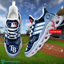 MLB Tampa Bay Rays Camo Pattern Personalized Name Max Soul Chunky Sneakers For Men Women Product Photo 1