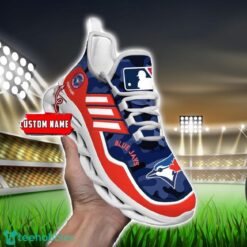 MLB Toronto Blue Jays Camo Pattern Personalized Name Max Soul Chunky Sneakers For Men Women Product Photo 6