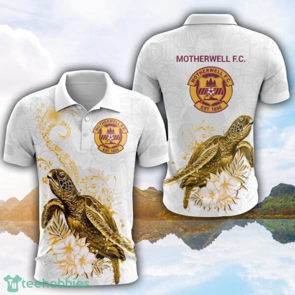 Motherwell F.C Turtle White Polo Shirt For Men And Women Gofl Polo Product Photo 1