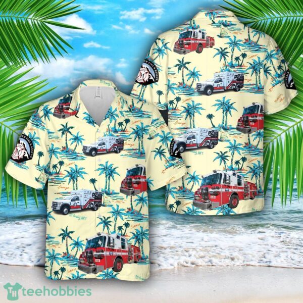 Mountain View Fire and Rescue , Auburn, Washington 3D Hawaiian Shirt Beach Shirt Product Photo 1