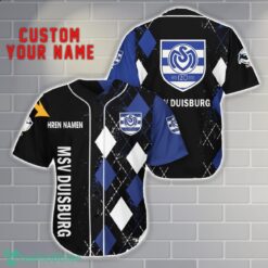MSV Duisburg Custom Name 3D Baseball Jersey Shirt Men Women Gift Product Photo 1